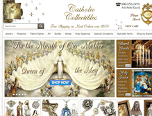 Tablet Screenshot of catholic-collectibles.com
